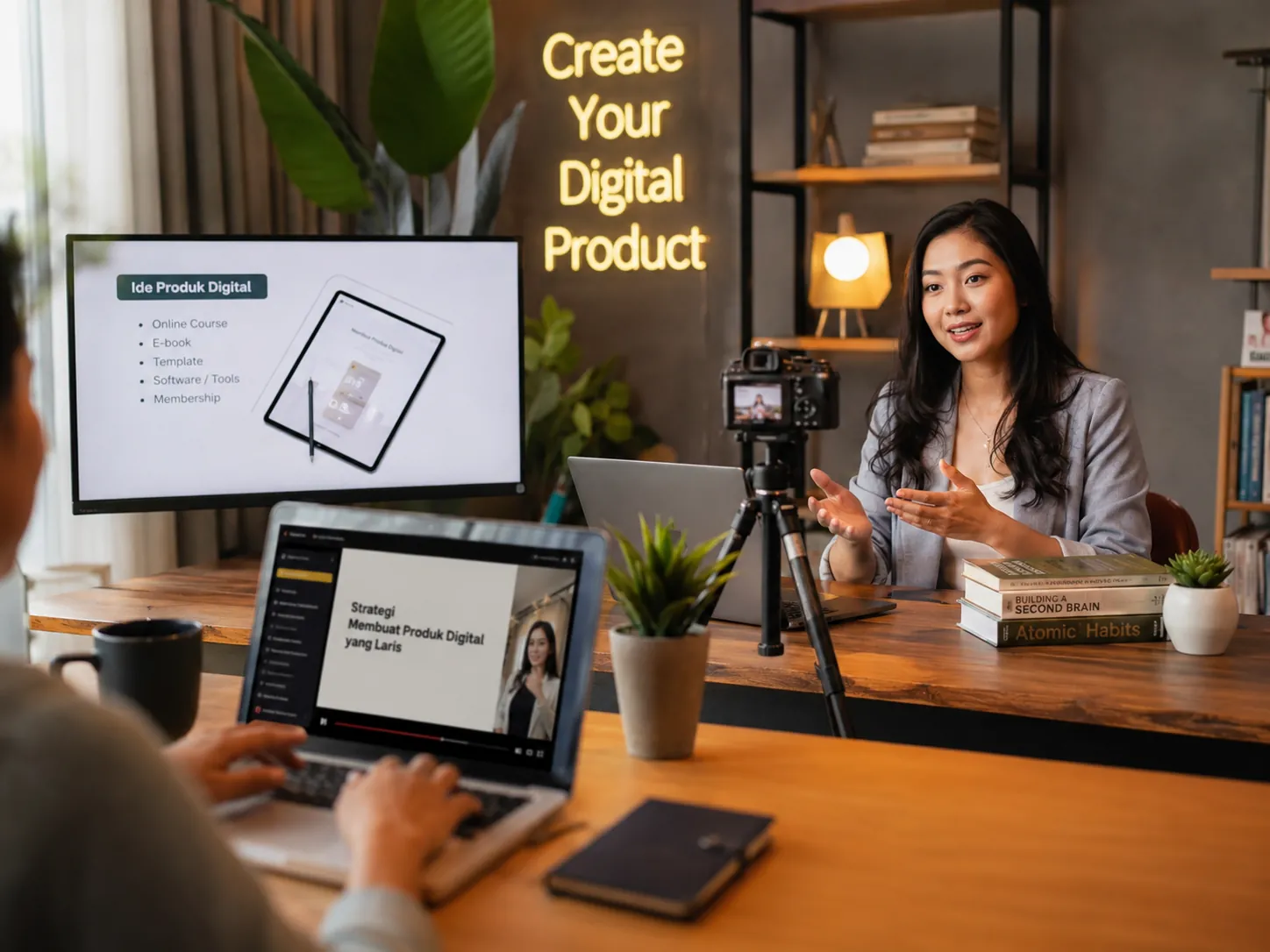 caption menarik perhatian untuk produk digital seperti course dan software