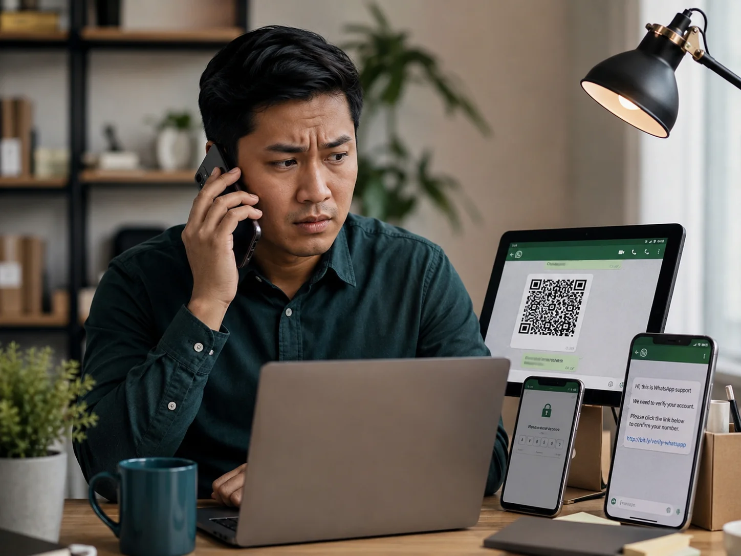cara pelaku mencuri kode OTP dan mengambil alih akun WhatsApp