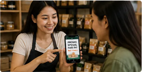 contoh kata-kata menarik perhatian pembeli untuk berbagai promosi