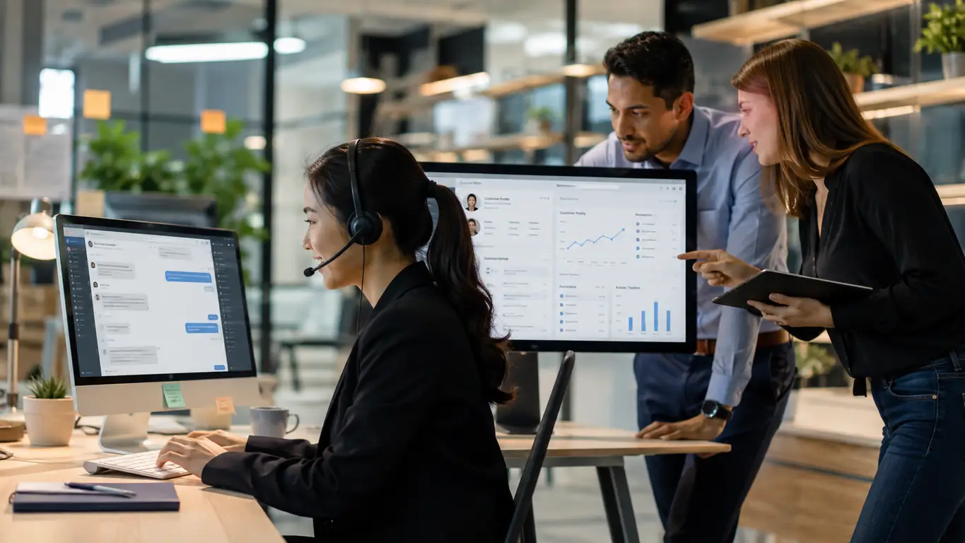 tim bisnis merespons pelanggan dengan cepat untuk mendukung retensi dan customer experience