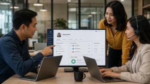 tim marketing sales dan customer service bekerja dengan satu profil pelanggan dalam strategi customer oriented