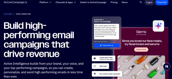 ActiveCampaign sebagai salah satu pilihan tools email marketing