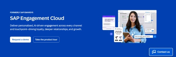 Halaman website resmi SAP Engagement Cloud
