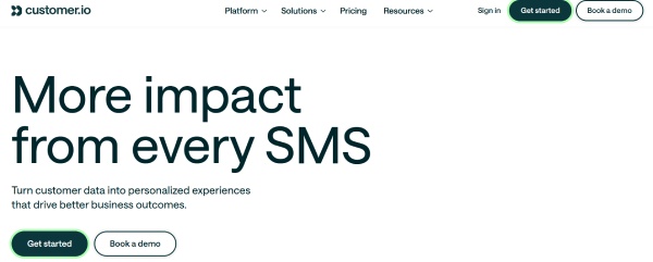 Layanan email dan SMS marketing dari Customer.io