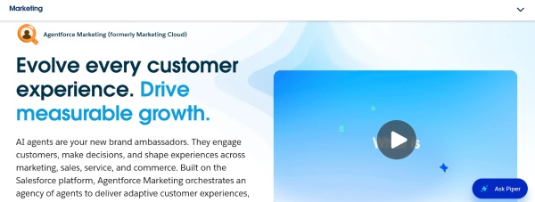 Salesforce Marketing Cloud atau AgentForce Marketing