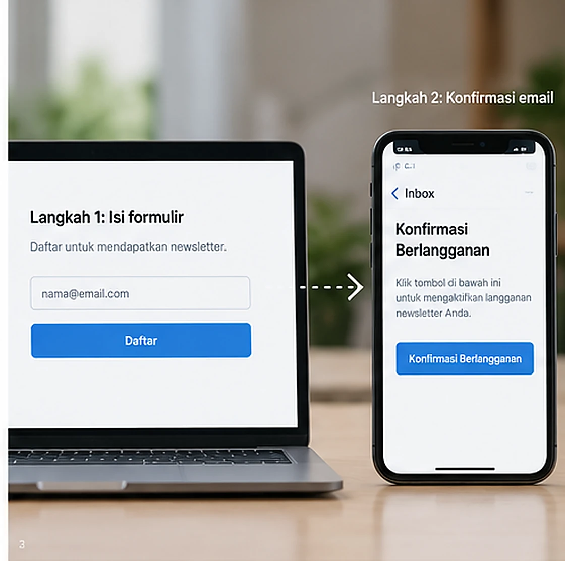 perbedaan pendaftaran single opt-in dan double opt-in