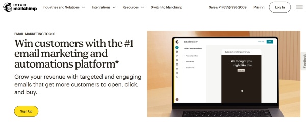 Layanan email marketing dari MailChimp